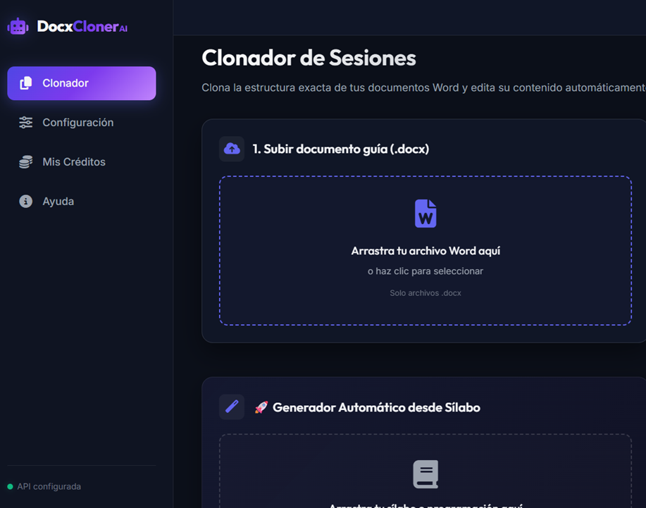 Docente feliz usando SuperDocente